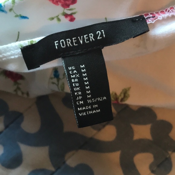 Forever 21 floral white dress - Picture 4 of 4